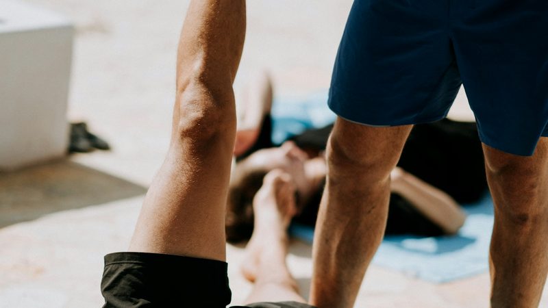 Chiropractic treatment session